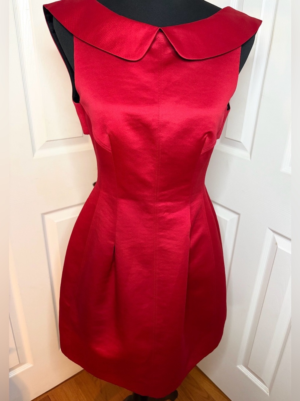 Zara Red Satin Dress